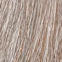 Chevelure avec 50 à 70% de cheveux blancs, avant coloration